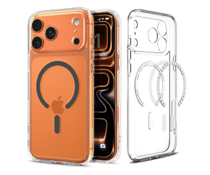 Etui do telefonów SPIGEN Ultra Hybrid Mag Magsafe do Iphone 17 Pro Clear/Graphite 8800283314793